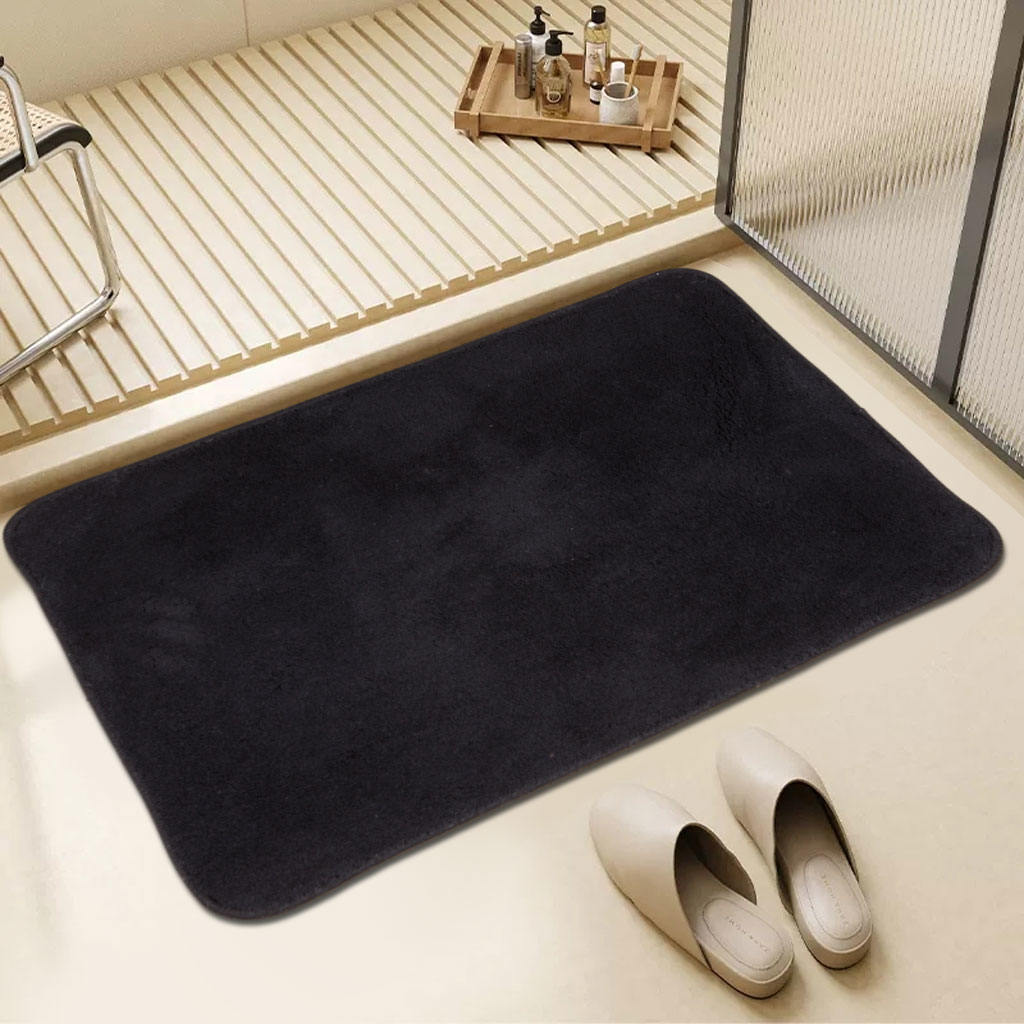 Uzun kazık kadife banyo matı
