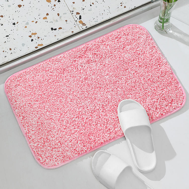 Kar tanesi kadife banyo mat